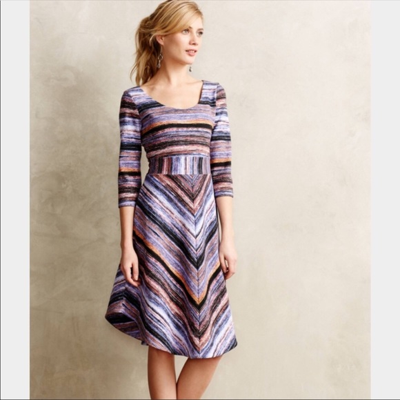 Anthropologie Dresses & Skirts - Anthropolgy Kebren Striped Dress by Maeve size L